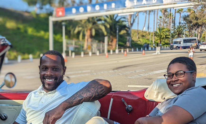 Image 1: Explore Hollywood with a 3.5-Hour Private Tour in a Vintage Mustang