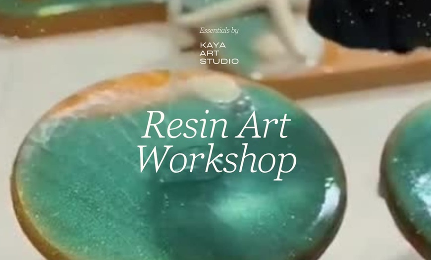 Image 3: Resin Art Workshop — For One to Ten Participants at Kaya Art Studio