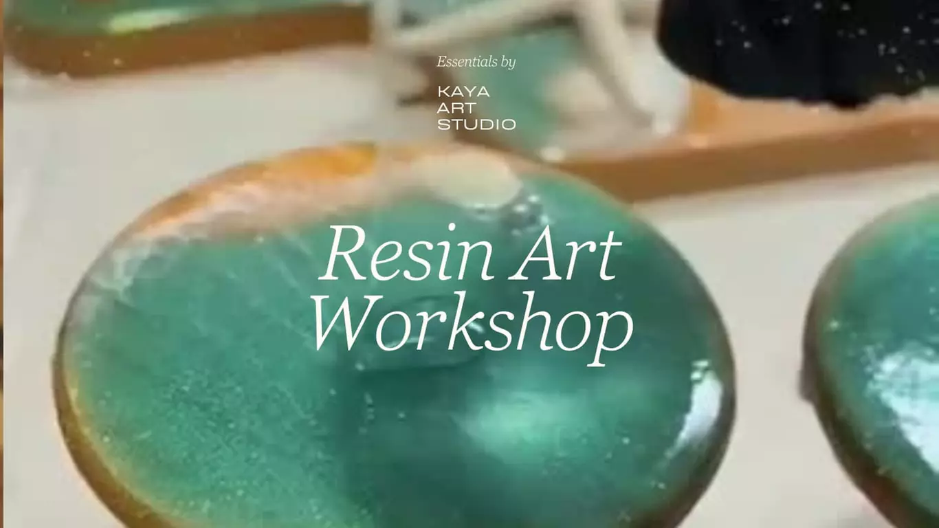 Resin Art Workshop — For One to Ten Participants at Kaya Art Studio
