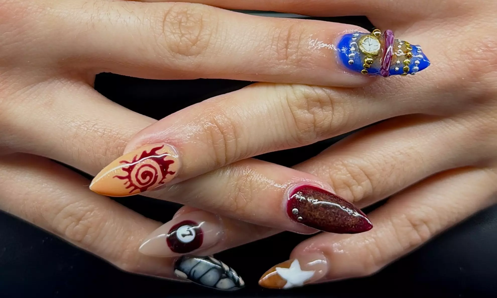 One Deluxe Short, Medium, Long Gel-X Set with Designs | Any Gel X Set