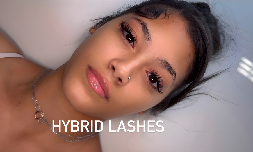 Image 3: One or Two Classic, Hybrid Eyelash Extensions with or without Tint