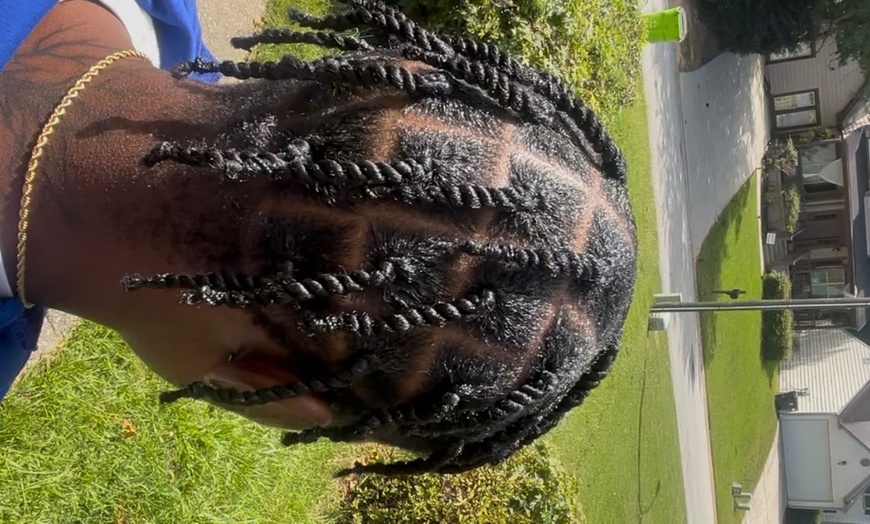 Image 7: Hair Styling & Loc Services for Men & Kids: Washes, Retwists, Braids