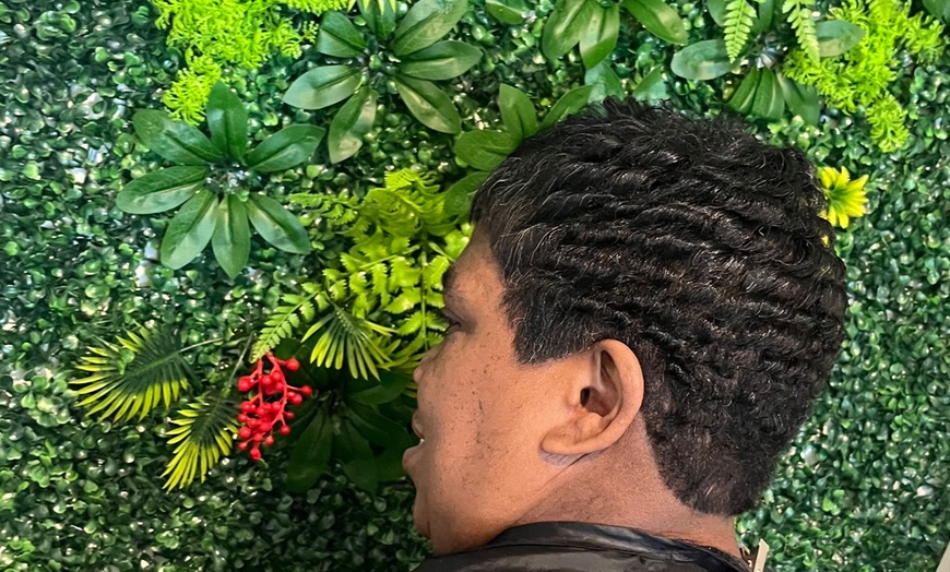 Image 4: Haircut and Style, Wash, Blow-Dry or Mold and Curl or Bonded Weave Cap