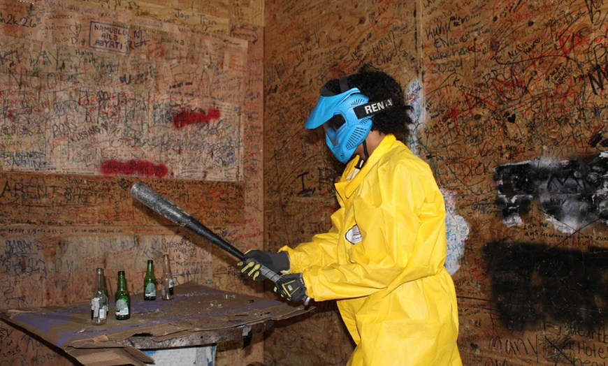 Image 3: Smash Room & Stress Relief Experiences in a Fun Environment