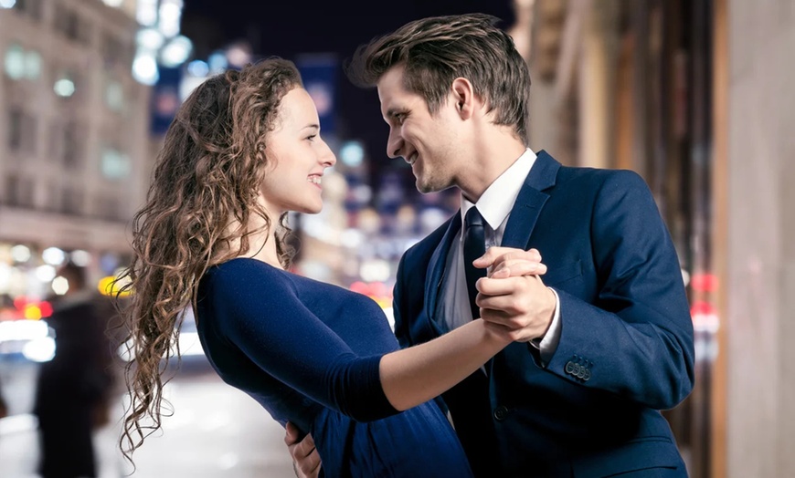 Image 1: Date Night Ballroom Dance Class, Champagne Social for Two