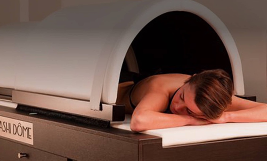 Image 3: 30-Min Iyashi Dôme Infrared Sauna Sessions with Optional Therapies