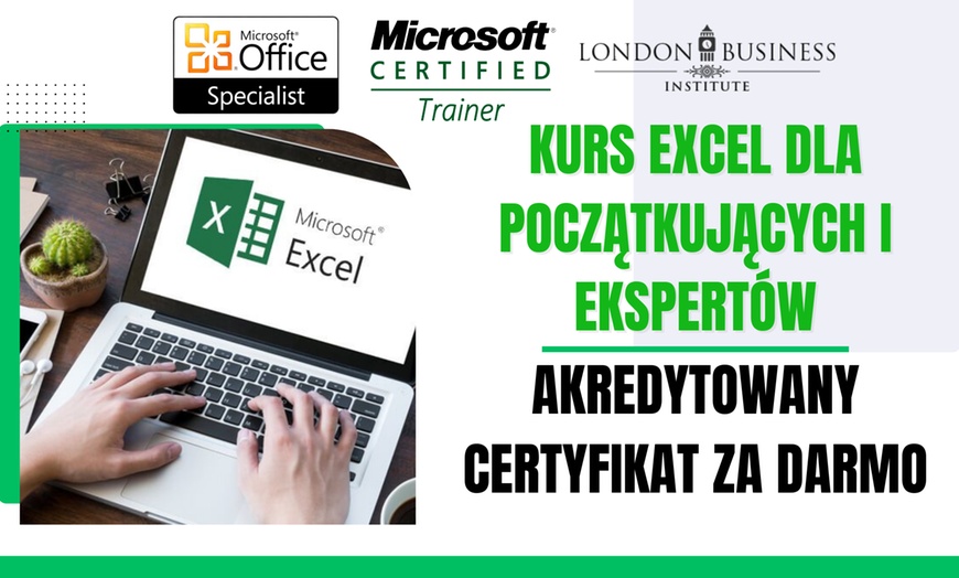 Image 1: Kurs online Excel oraz bezpłatny akredytowany certyfikat w zestawie