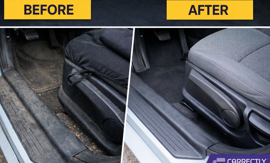 Image 4: Carrectly's car detailing options Interior Car Detailing Package