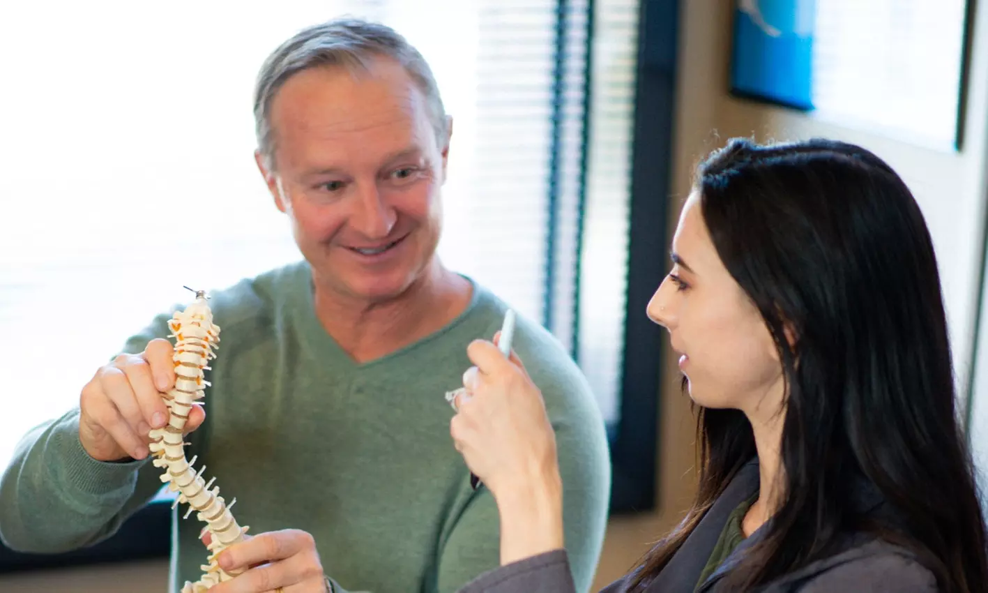 Chiropractic exam, consultation, & adjustments for postural changes