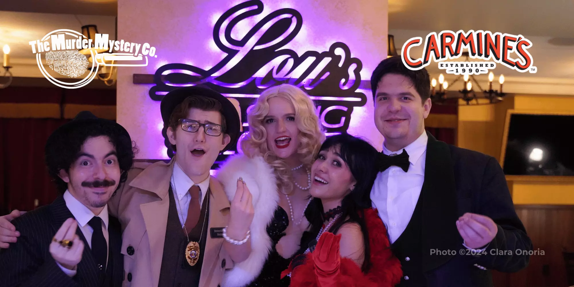 Step into Interactive 1920s Murder Mystery Dinner At the Legendary Carmine's in Time Square