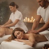 Image 1: Couples Massage with Wine Toast