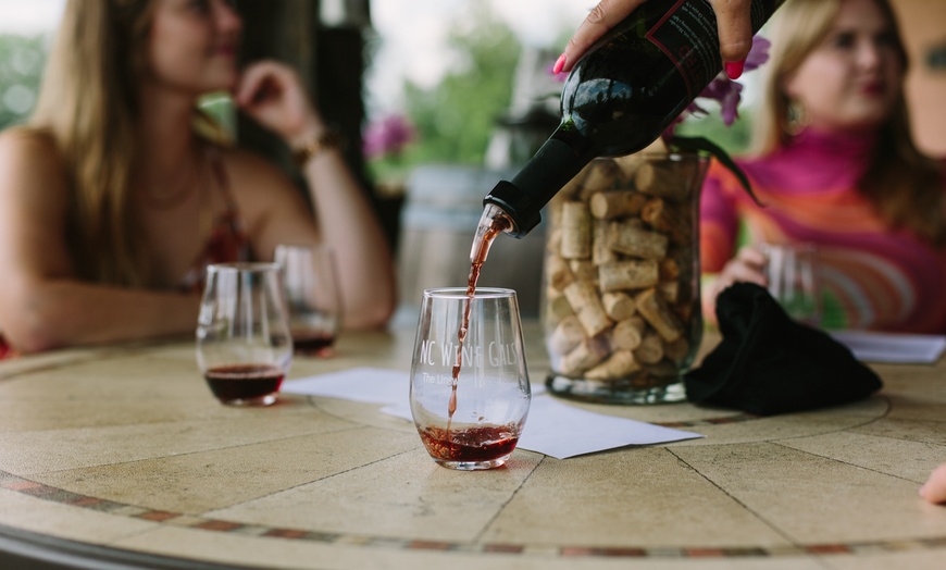 Image 1: Up to 20% Off on Wine / Vineyard Tour at NC Wine Gals