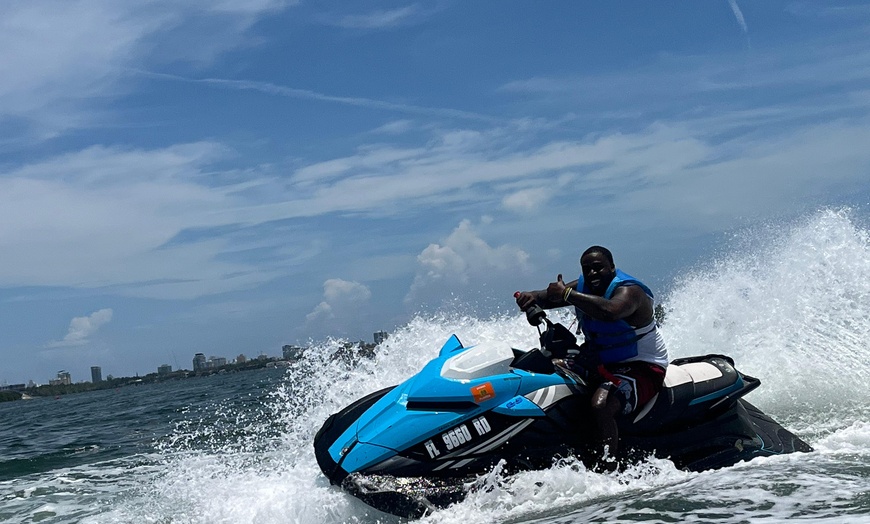 Image 3: Picturesque Miami Jet Ski Ride for Solo, Couples, or Friends w/ Guide