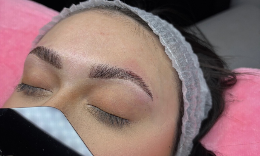 Image 2: Brow Sculpting Services – Wax, Tint & Lamination Options