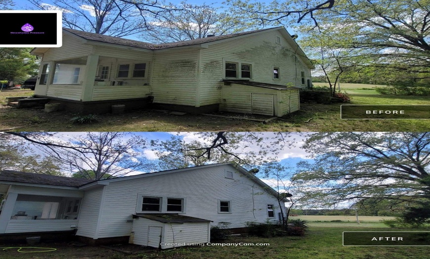 Image 2: Pressure Washing for a One or Two Story, House Wash Package and More