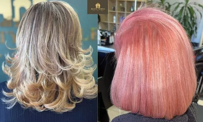 Transform with Haircut and Highlights w/ Deep Condition and Blowout