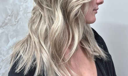 One Haircut with Shampoo, and Blowout - Silk Beauty Bar