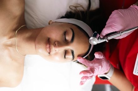 Three 30 Minute Oxygen Infusion Facials + LED Light Treatments  with Choice of Light - Capital Glow by CSM