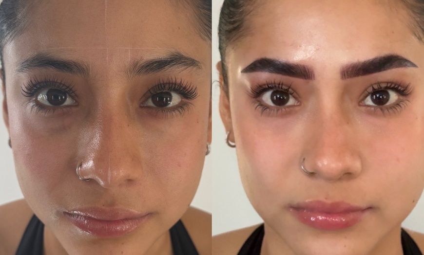Image 8: Lift, Define & Glow: Brow Lamination + Shape & Korean Lash Lift +Tint 