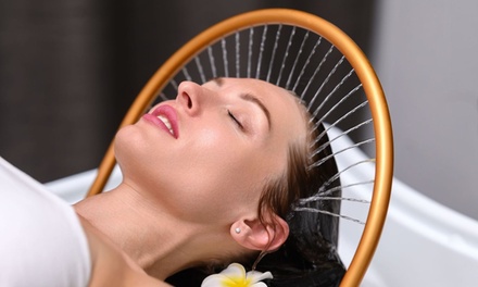 60 Min Signature Head Spa Treatment with Massage on Scalp, Neck & Shoulders w/Hot Stones: Valid Mon-Thu - Upperhill Massage Head Spa