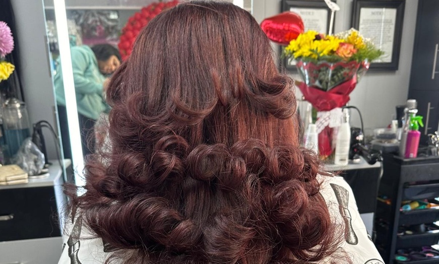 Image 5: Haircut, Shampoo, Blowout, Full Color, Partial/Full Highlight, & More