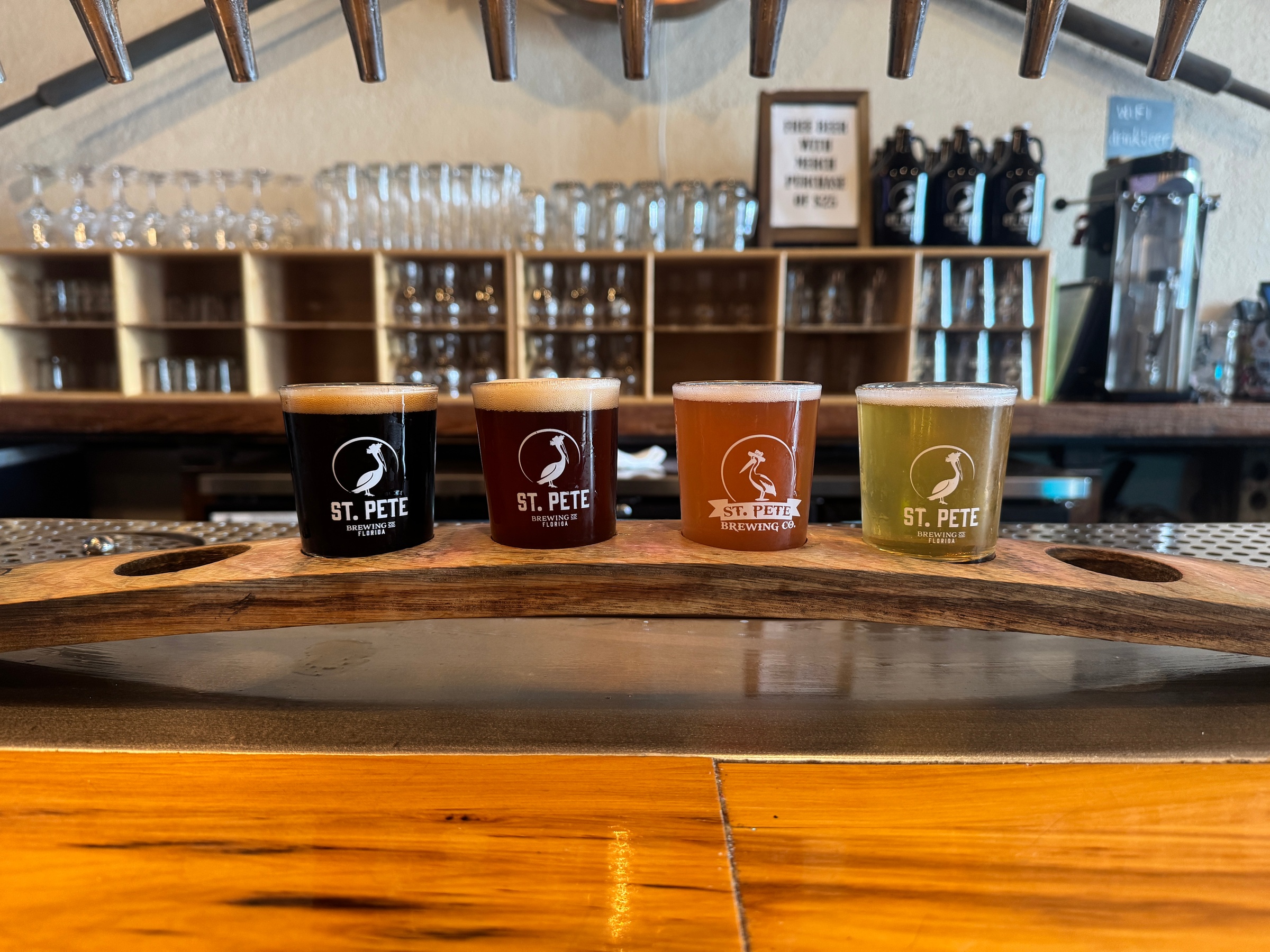 Curated Craft Beer Flights: Choose from Four or Ten Samples