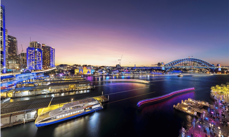 Image 9: Cruise Sydney Harbour: 90-Min Official Vivid Cruise w/ Unlimited Drinks Package