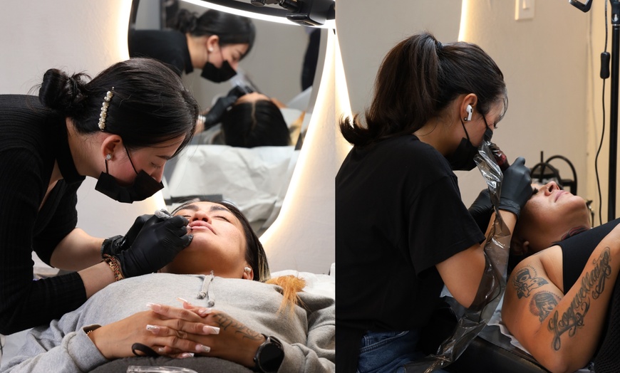Image 3: Enhance lips with a unique blush procedure 