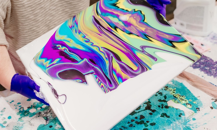 Image 12: Fluid Art Experience for Two: Easy, Fun and Memorable