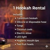 Image 3: Relax in a Hookah Garden with Shisha and Cocktail Options
