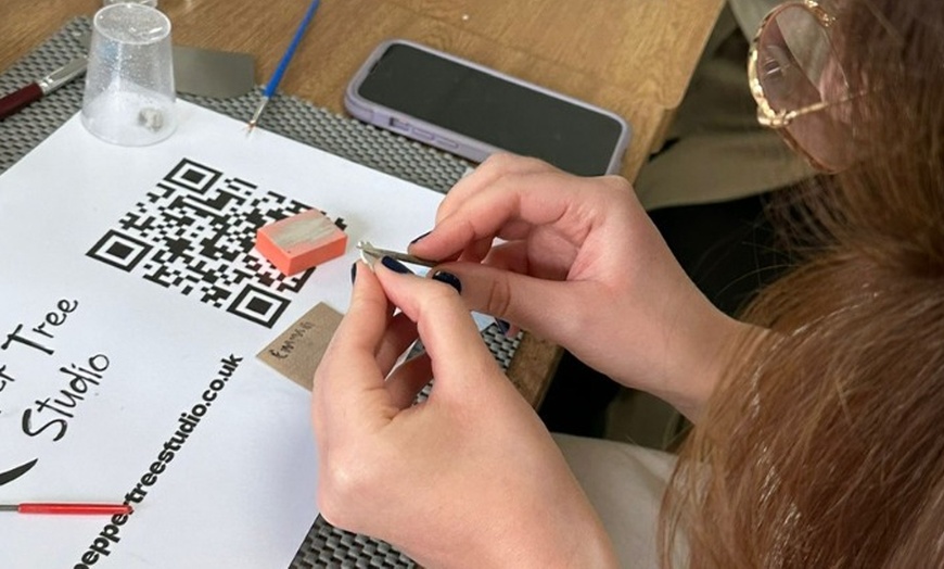 Image 3: Silver Clay Jewellery Making Experience for One, Two, Three or Four