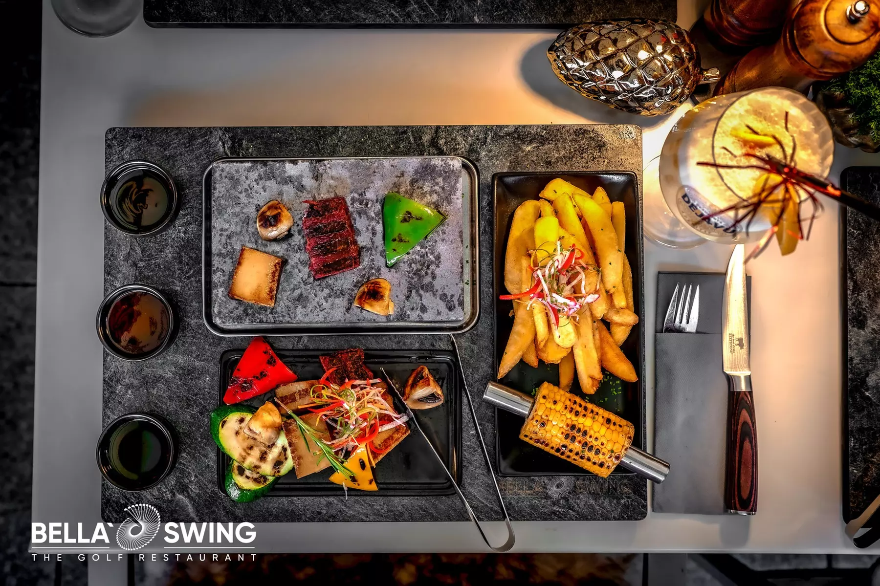 Feuerfrisch auf dem Lava-Stein: Argentinisches Roastbeef, Fisch, vegan