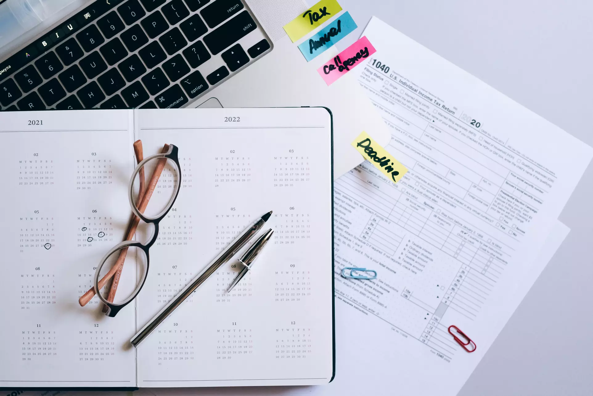 Choice of Pre–Tax Season Bookkeeping Package or Year-End Bookkeeping