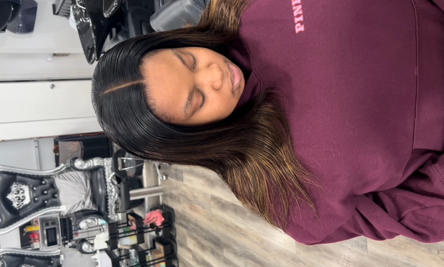 Image 4: Try Quick Weave or Braids for a Fresh Look