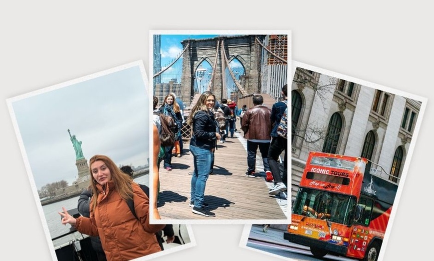 Image 7: 3 Tours-1 Pass: Guided NYC Bus, Liberty Statue Cruise & Walking Tour