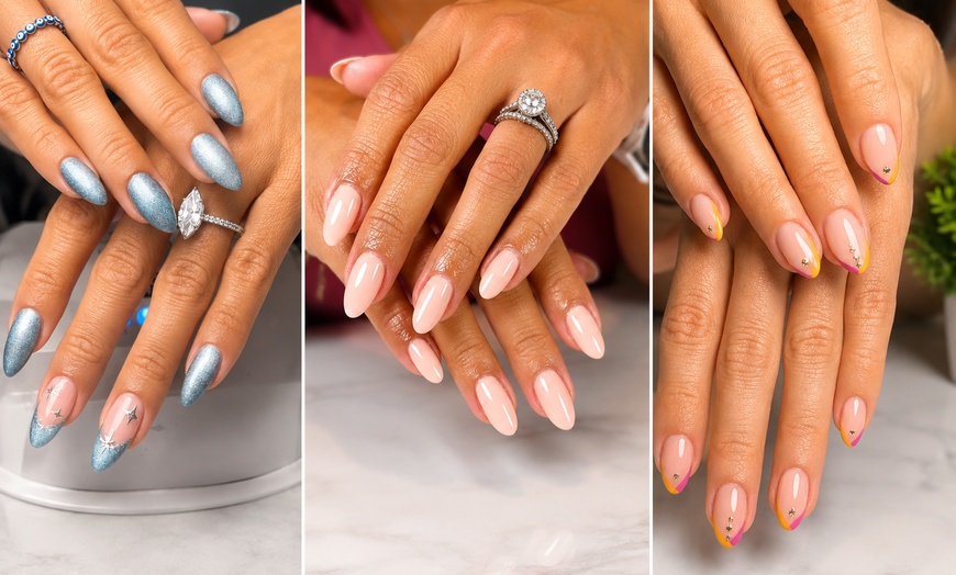 Image 2: Deluxe, Premium, or Luxury Mani-Pedi for Polished and Lasting Nails