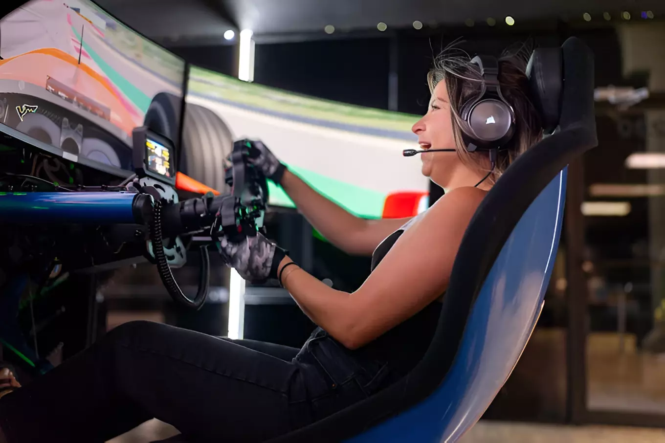 Unleash Your Inner Race Car Driver: Thrilling Full-Motion Simulator Sessions at Race Club Austin - Primary Image