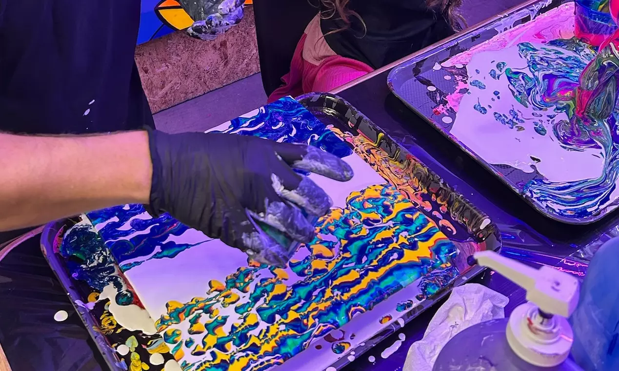 Hands-On Fluid Art Class at The Studio 1016 – Boise, ID