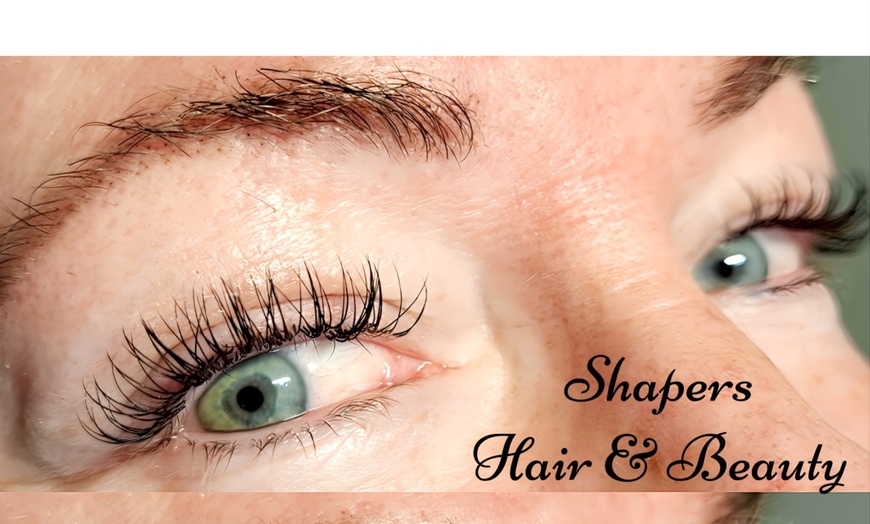 Image 1: Up to 56% Off on Eyelash Extensions at Shapers Hair Salon