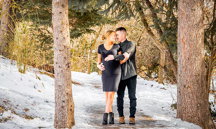 Experience April's Photography with 30 or 60 Minute Outdoor Maternity Sessions up to 80% Off