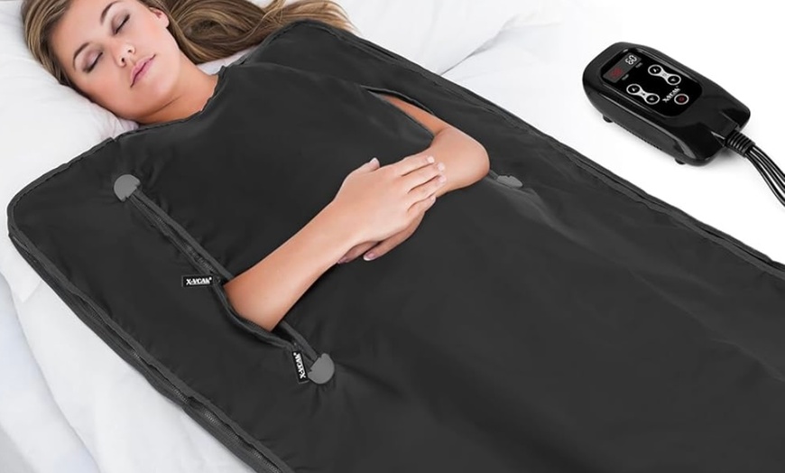 Image 2: 30/60-Min Sauna Bed + Detox Wrap Session