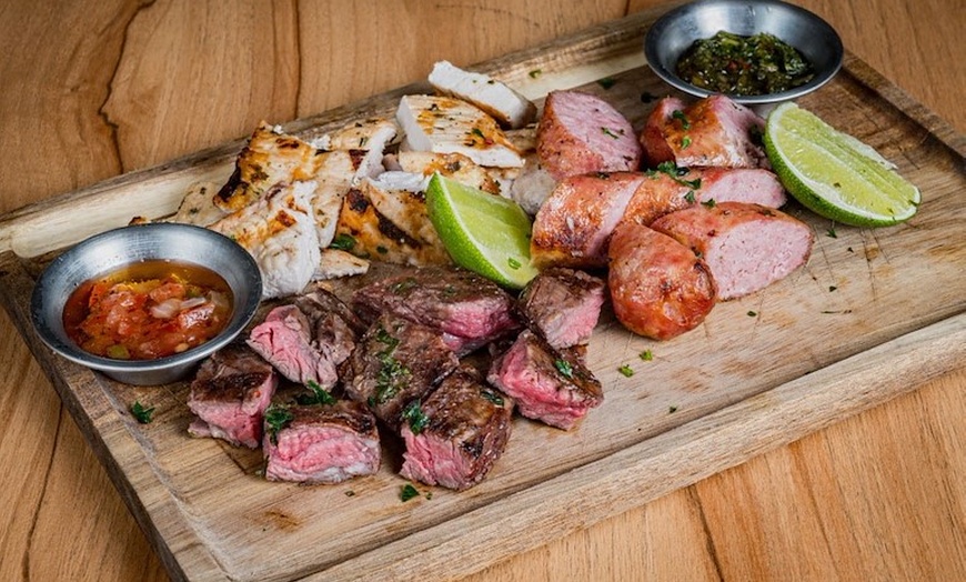 Image 1: Experience Mini Parrillita Mix for One, Two, or Four with Sides & More