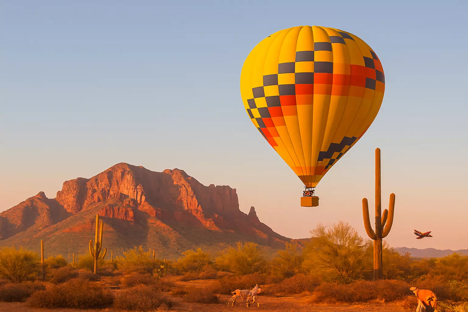 Enjoy a Sunrise Hot Air Balloon Flights