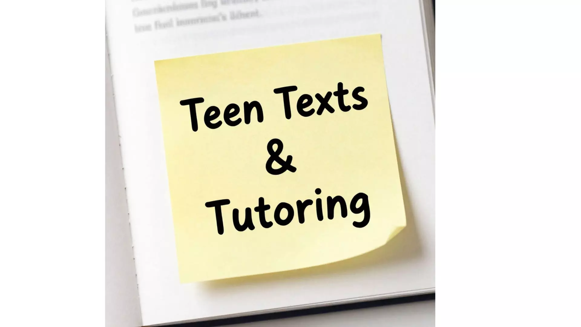 Teen Texts & Tutoring Consultation: Enhance Literacy & Math Skills (Up to 32% Off) - Primary Image
