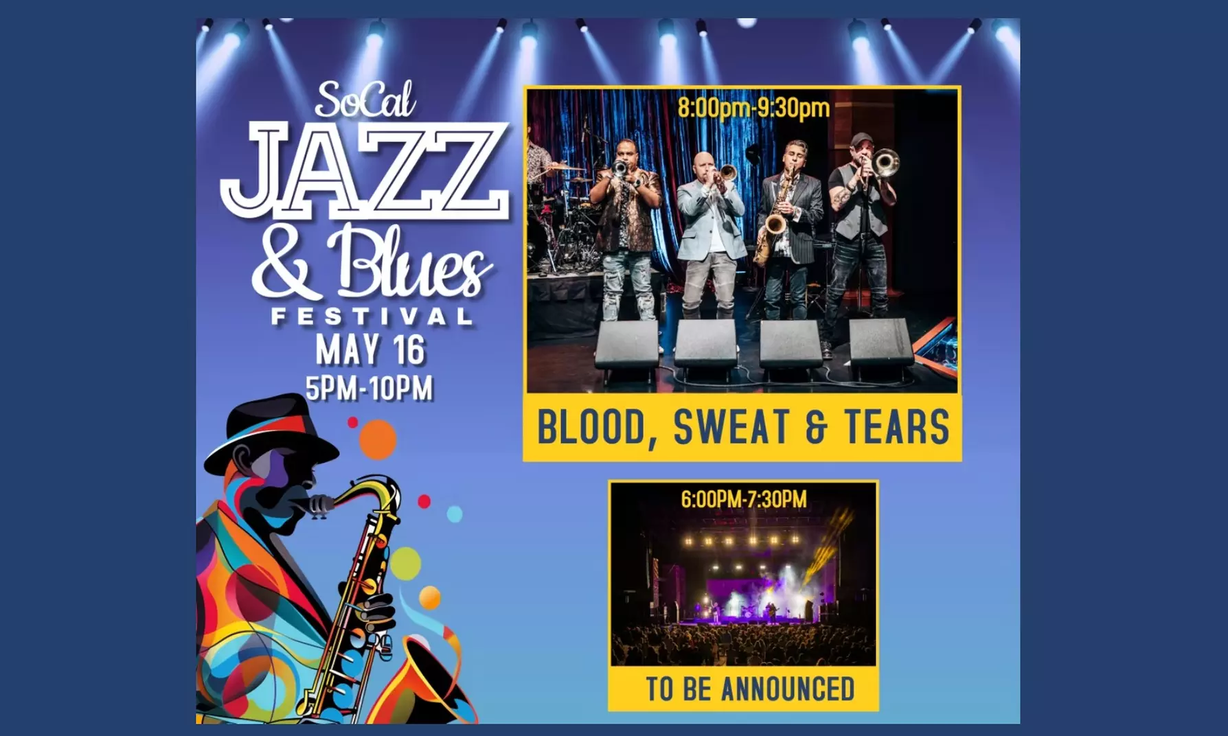 Smooth Jazz, Bold Blues & Chill Vibes - Get Ready for a Soulful Weekend Up to 50% Off - Primary Image