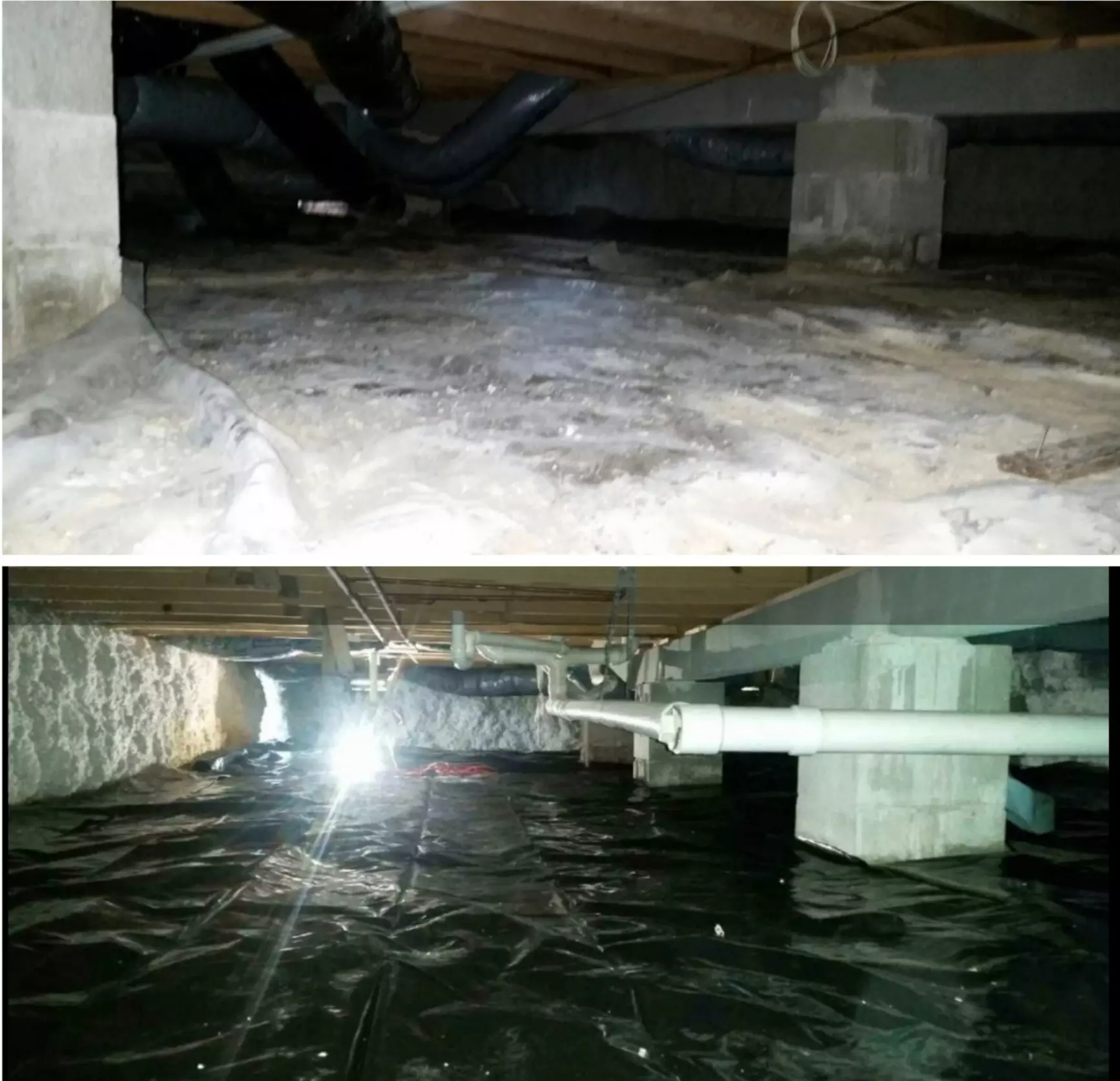 500 Square Feet of 6ml Polymer Vapor Barrier Installation at Fresh Air Solutions and Tech LLC (Up to 46% Off) - Second Medium