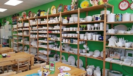 Weekday (Tues-Fri) Pick Your Pottery Painting Walk In Experience for 1 person - Fire It Up Pottery & Art Studio