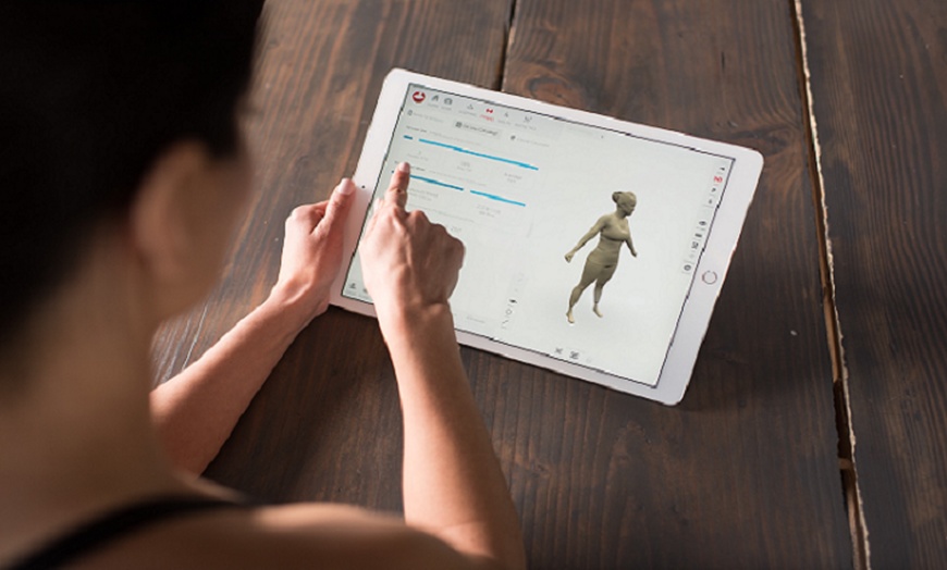 Image 4: Discover a 3D Full-Body Composition Scan w/ or w/o 1 Tailored Training