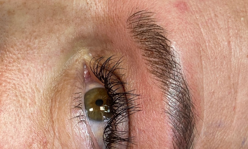Image 1: Perfect Brows with One Microblading Session with Optional Touch-Up