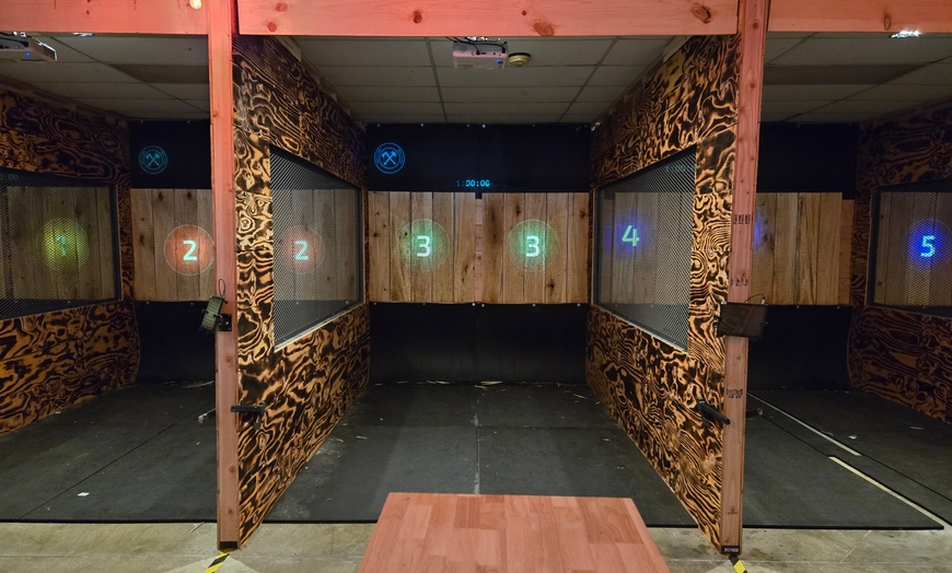 Image 2: Enjoy Axe Throwing Fun For Your Group - All Skill Levels Welcome